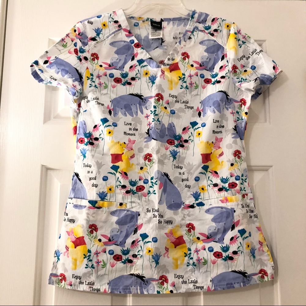 Disney Pooh Scrub Top